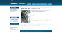 Desktop Screenshot of aiguapura.cat